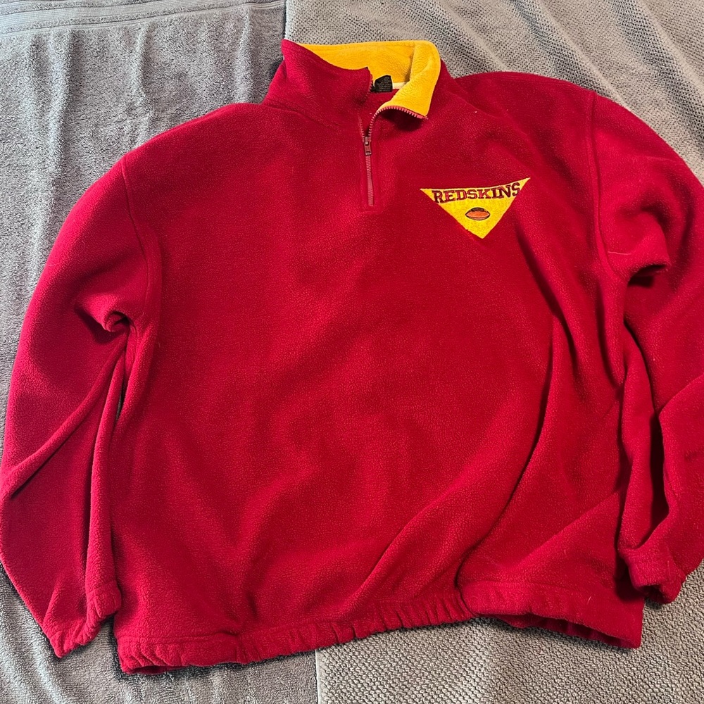 Vintage Washington Redskins Quarter Zip - Size XL